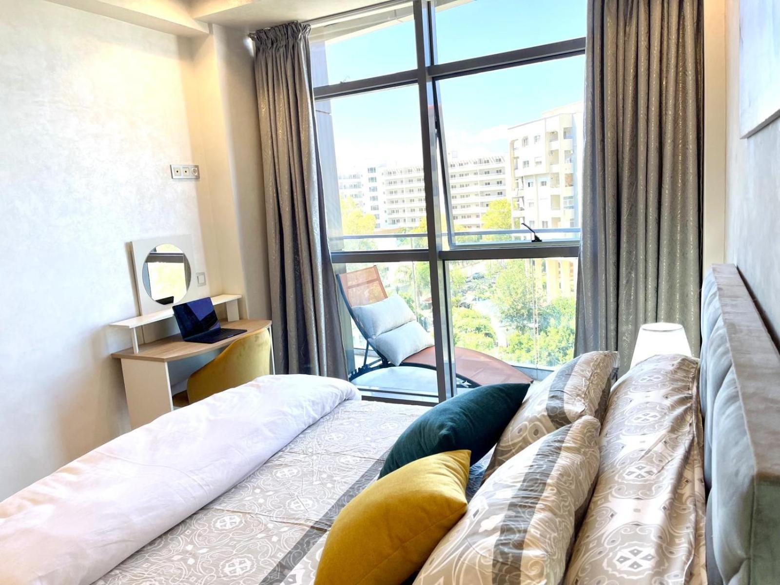Modern Elegance With Sea Views In Central Tangier - Steps To Beach, Train And Attractions! المظهر الخارجي الصورة